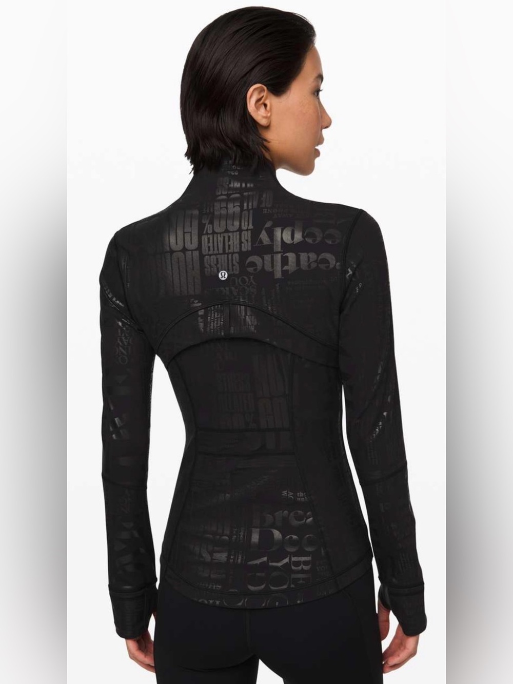 NWOT Lululemon Define Jacket *Manifesto
20YR Manifesto Foil Black Black W4BK4S - Picture 3 of 6
